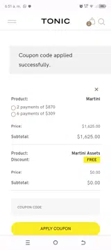 IHEARTMYLIFE coupon verification screenshot