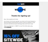 Toolant15 coupon verification screenshot