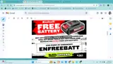 ENFREEBATT coupon verification screenshot