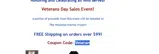 Veteran coupon verification screenshot