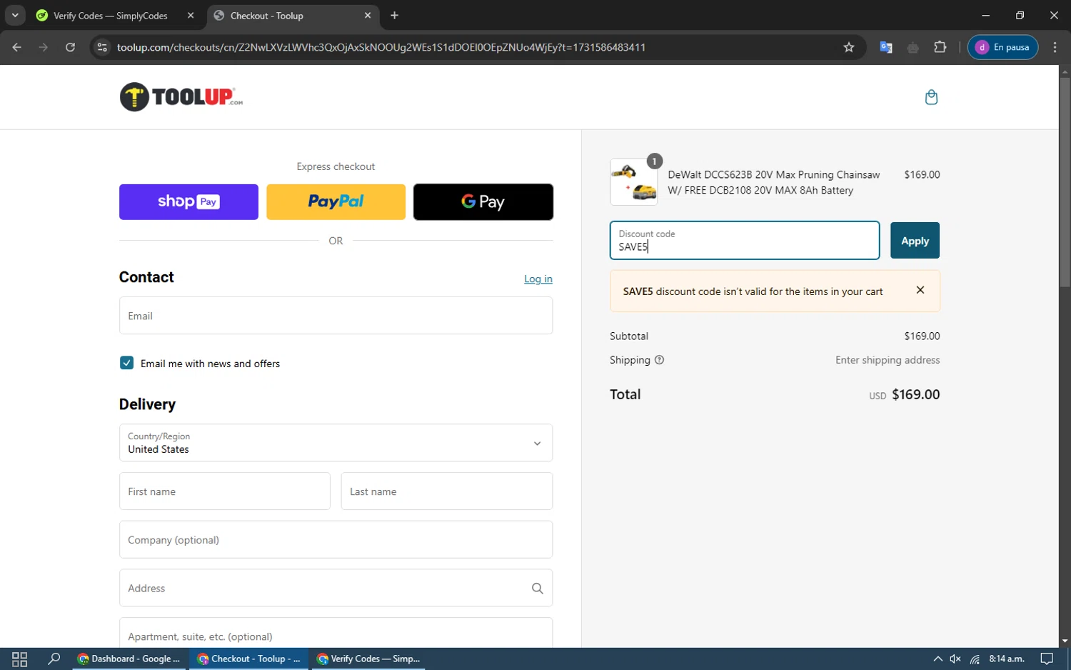 how to use Toolup.com coupons