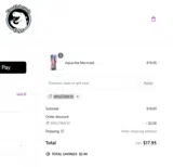 WELCOME10 coupon verification screenshot