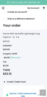 RIOT10 coupon verification screenshot