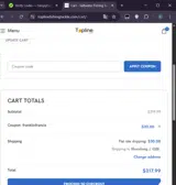 FRANKLINFRANCIS coupon verification screenshot