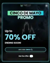 CINCO coupon verification screenshot