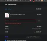 LABORDAY25 coupon verification screenshot