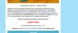 HAPPY4TH25 coupon verification screenshot