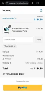 April25 coupon verification screenshot