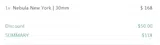 VILLAS50 coupon verification screenshot