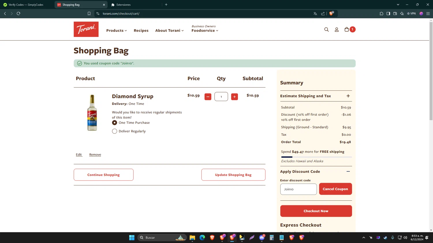 Torani Discount Codes - 10% Off | January 2025