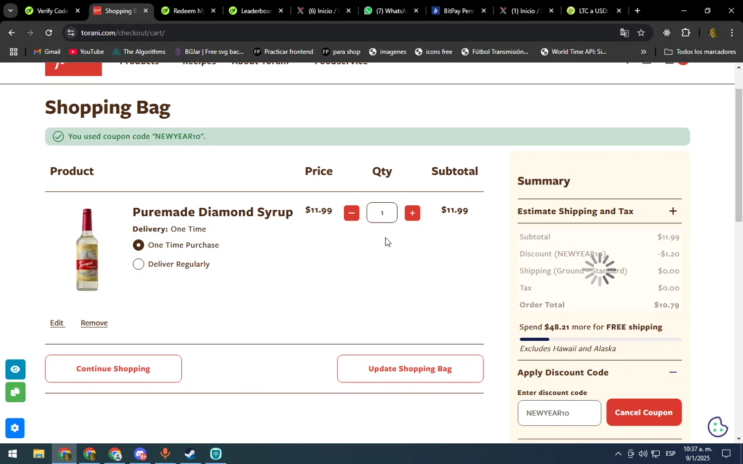 Torani Discount Codes - 10% Off | January 2025