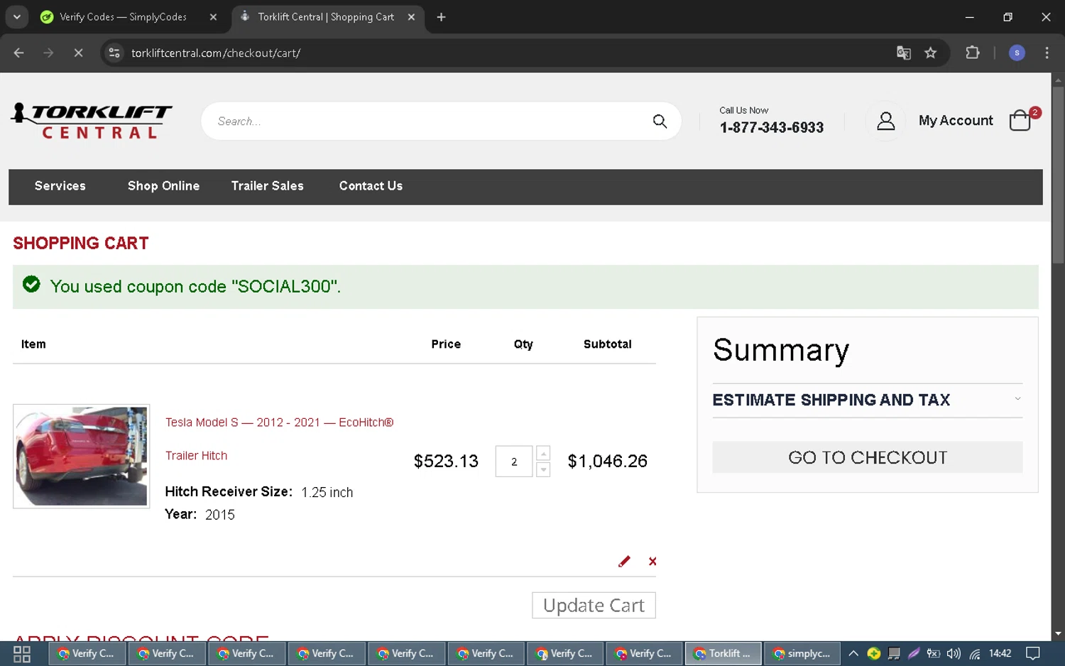 how to use Torklift Central coupons