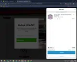 VIP10 coupon verification screenshot