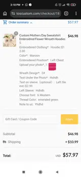 LUISABALLERA coupon verification screenshot