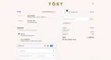 Tost Beverages coupon verification screenshot