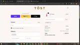 Tost Beverages coupon verification screenshot