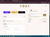 Tost Beverages coupon verification screenshot