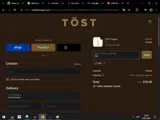 Tost Beverages coupon verification screenshot