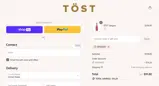 Tost Beverages coupon verification screenshot