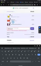 MEMORIALDAY coupon verification screenshot