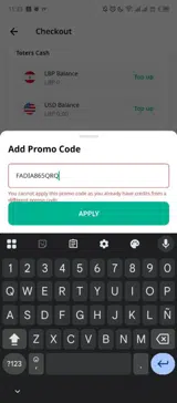 FADIA865QRQ coupon verification screenshot