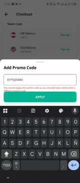 6YTYJZ0483 coupon verification screenshot
