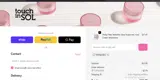 Touch In Sol coupon verification screenshot