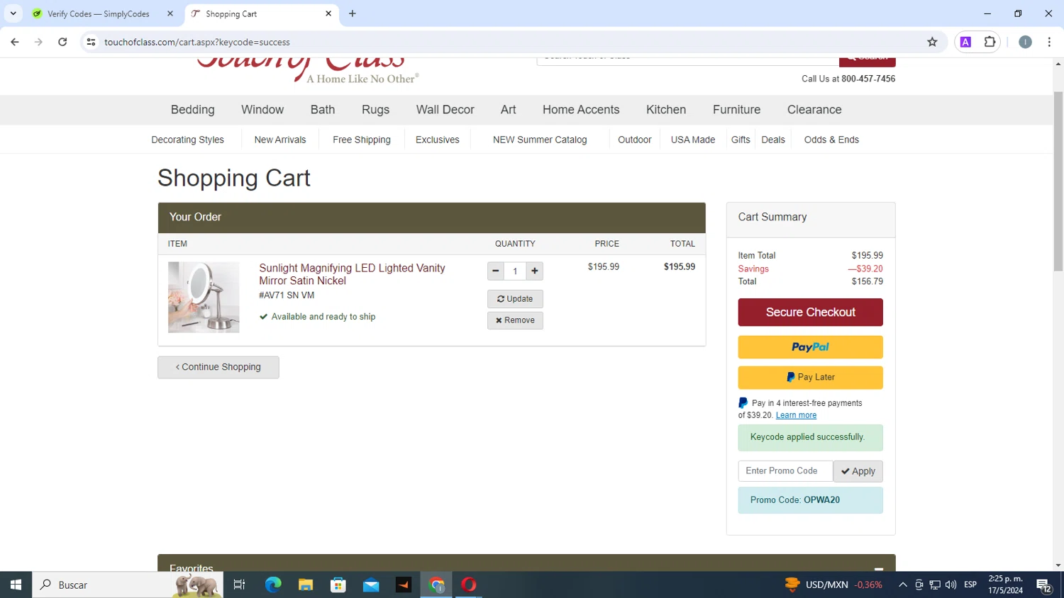 Touch of Class Promo Codes 20 Off Coupons in August 2024 SimplyCodes