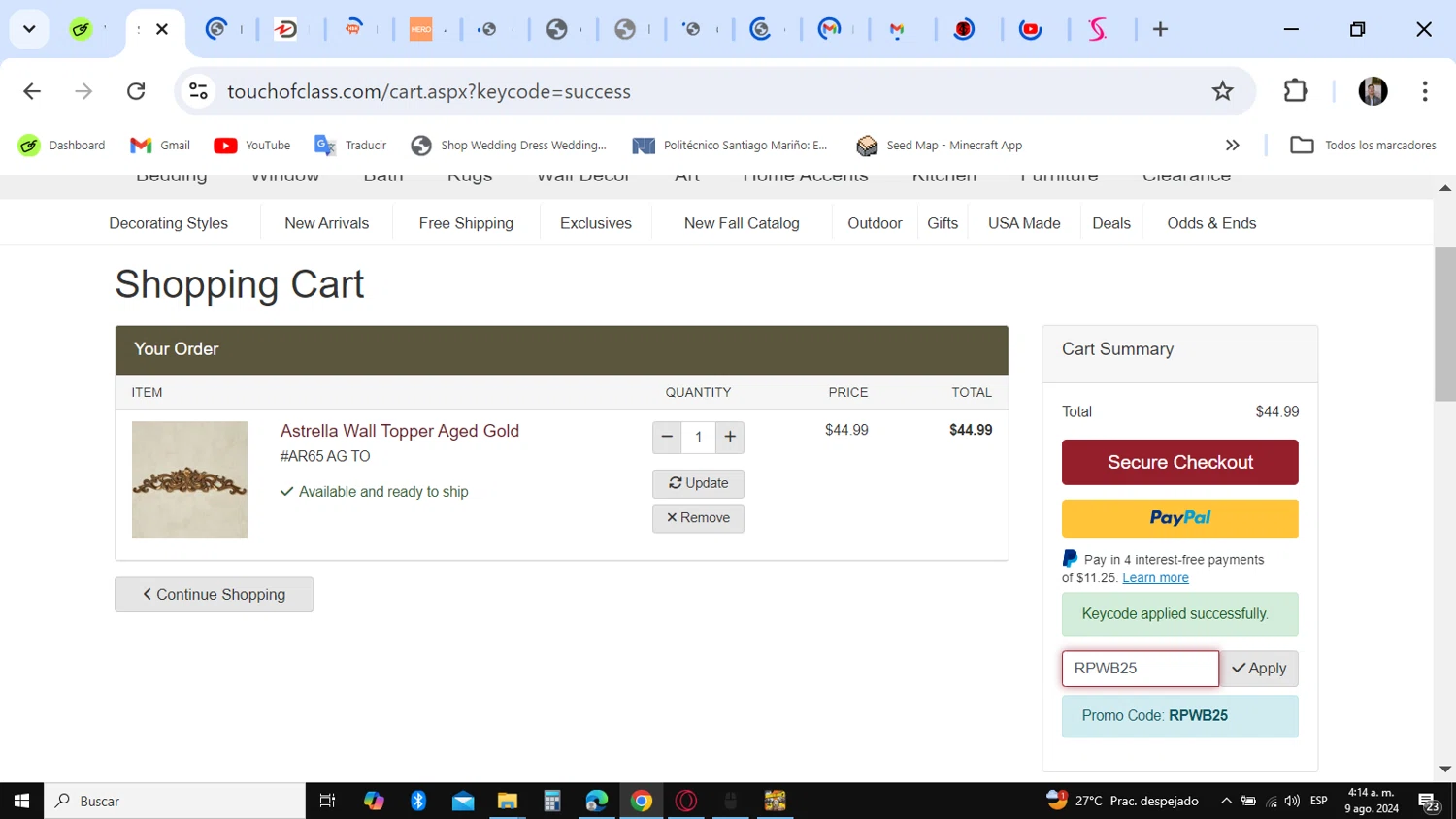 Touch of Class Promo Codes 25 Off September 2024