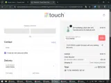 TOUCHSKIN coupon verification screenshot