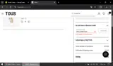 WELCOME2605 coupon verification screenshot