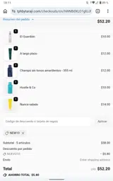 NEW10 coupon verification screenshot