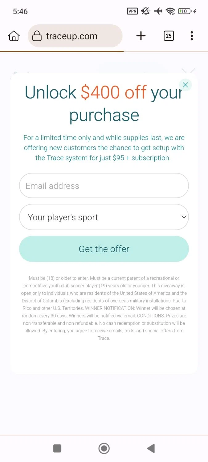 Trace promo code screenshot showing code HP_header_button applied at Trace checkout page. Uploaded by SimplyCodes community member malumabby on Apr 6, 2025