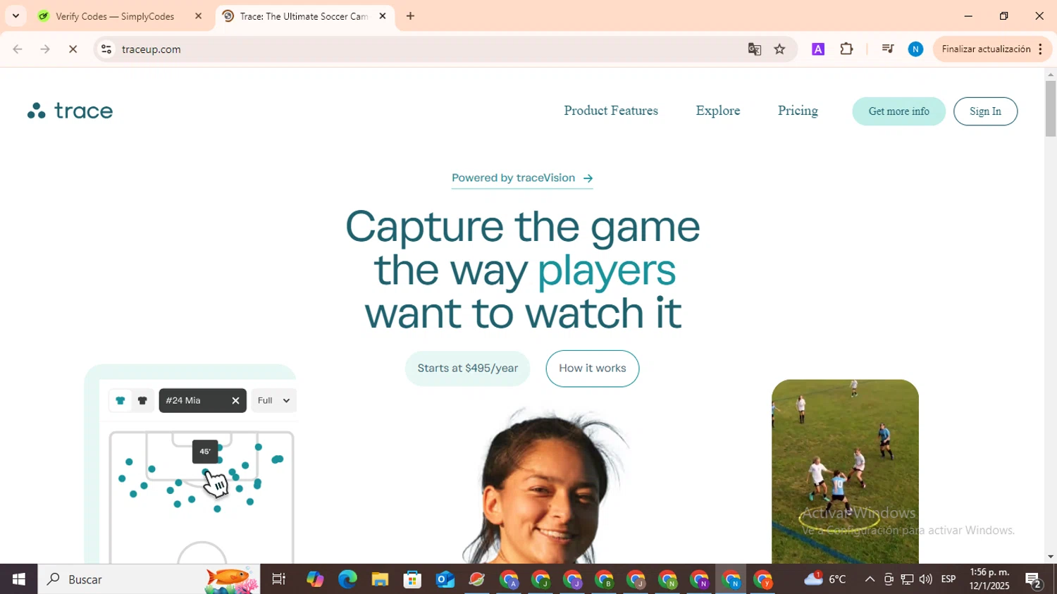 Trace promo code screenshot showing code Goal200 applied at Trace checkout page. Uploaded by SimplyCodes community member CoinHawk678 on Jan 12, 2025