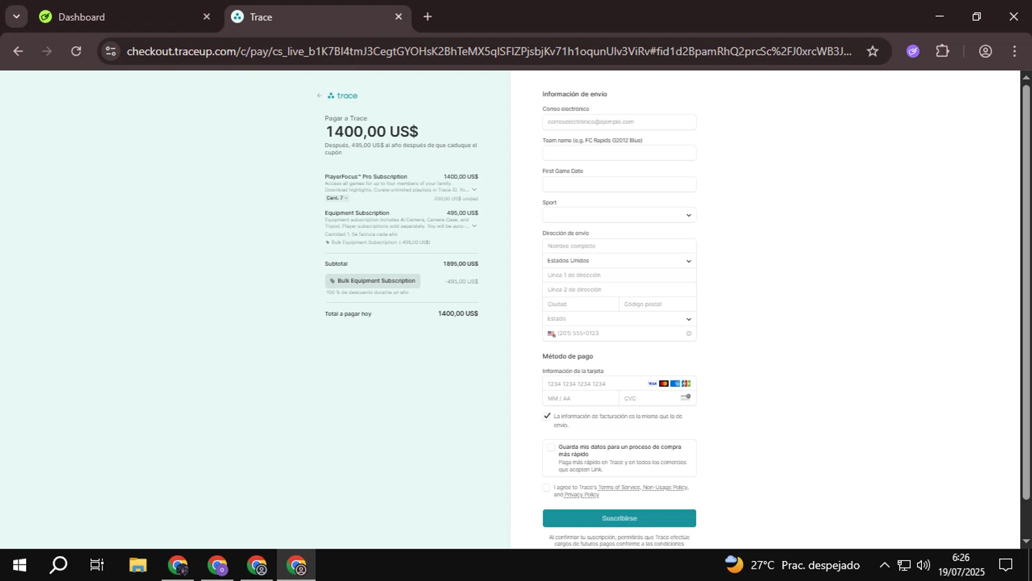 Trace promo code screenshot showing code UNWIND applied at Trace checkout page. Uploaded by SimplyCodes community member omarelpollo on Jul 19, 2025