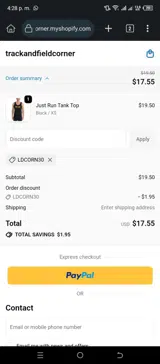 ldcorn30 coupon verification screenshot