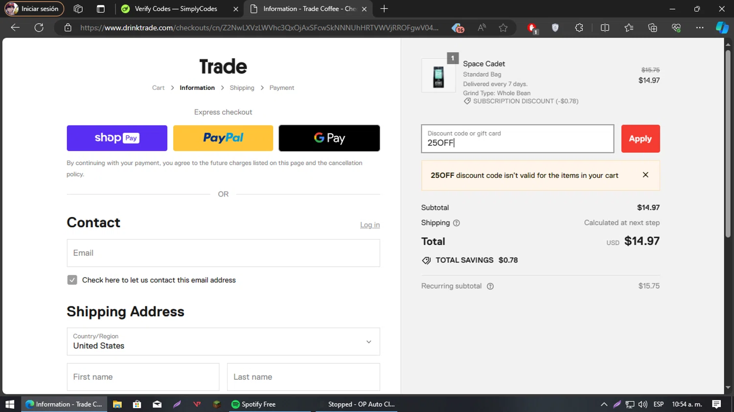 Trade Coffee Promo Codes 25 Off May 2024