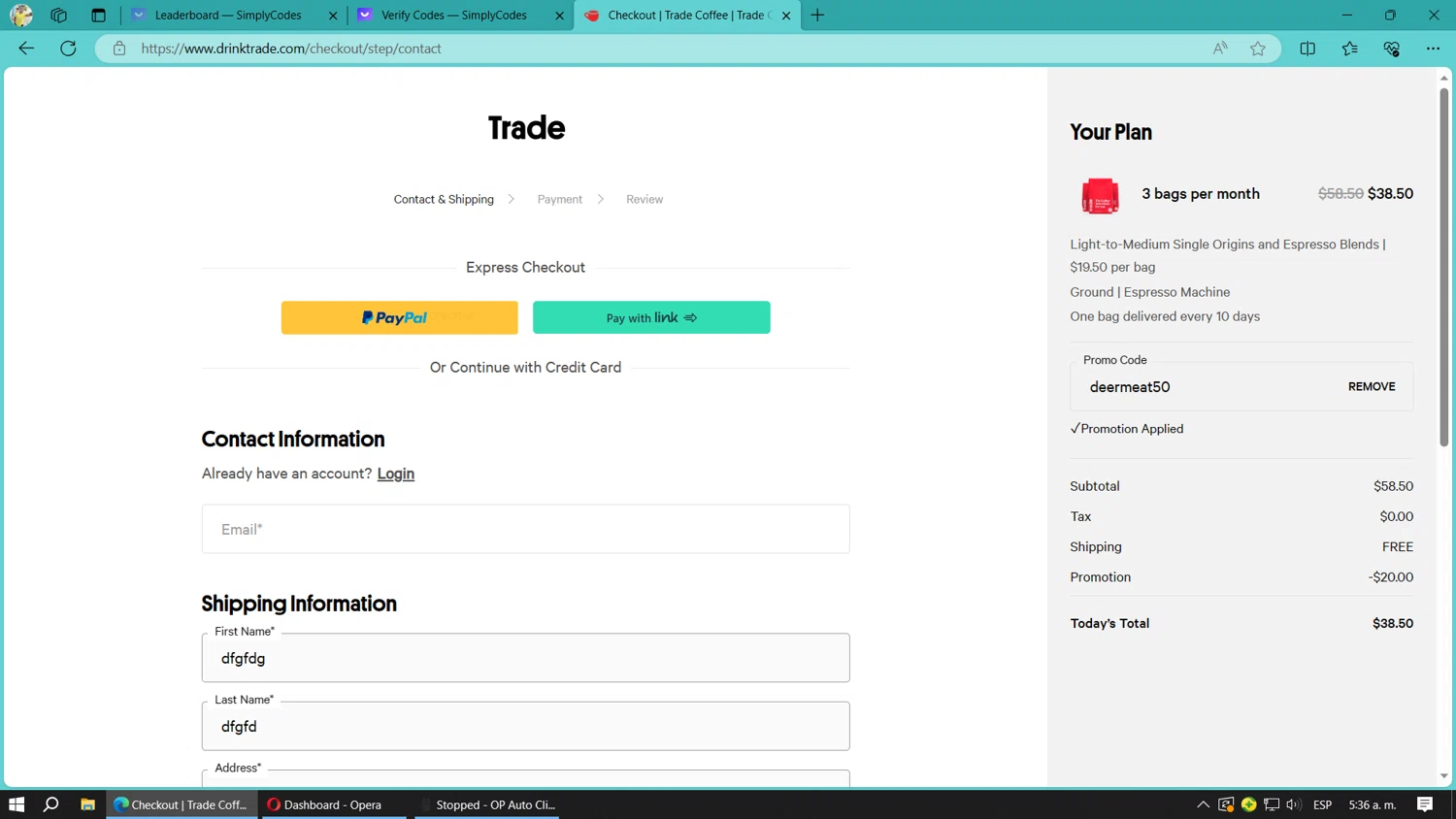 20 off Trade Coffee Promo Codes September 2023 SimplyCodes