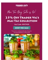 Trader Vic's coupon verification screenshot