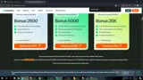 WELCOME2500 coupon verification screenshot