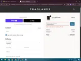 TRADLANDS10 coupon verification screenshot