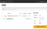 WELCOME coupon verification screenshot