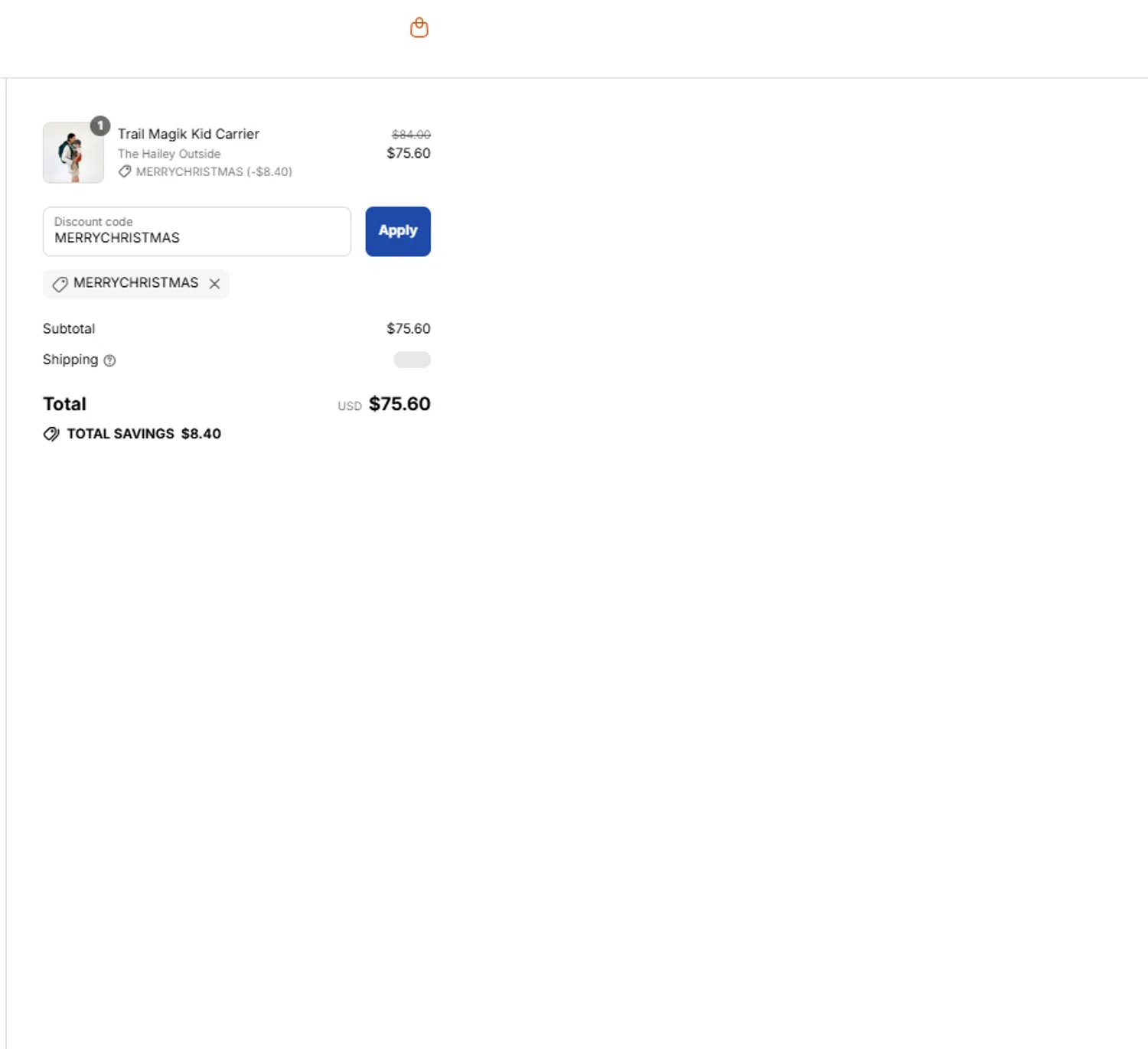 Trail Magik discount code screenshot showing code MERRYCHRISTMAS applied at Trail Magik checkout page. Uploaded by SimplyCodes community member Lisboa on Sep 9, 2025