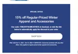 Trail Runner Store coupon verification screenshot