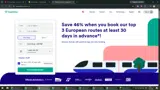 Trainline coupon verification screenshot