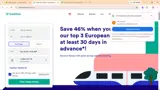 Trainline coupon verification screenshot
