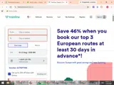 Trainline coupon verification screenshot