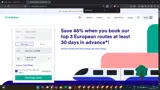 Trainline coupon verification screenshot