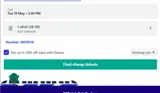 Trainline coupon verification screenshot