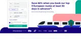 Trainline coupon verification screenshot